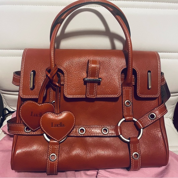 LUELLA Handbags - Luella Red Leather Shoulder Satchel Handbag